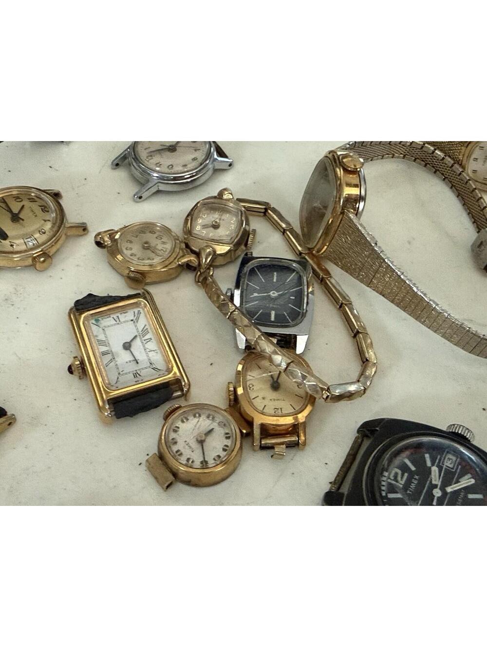 Lot Of 33 Vintage  Watches  , Mostly Timex ( Parts Only ) - Picture 6 of 12